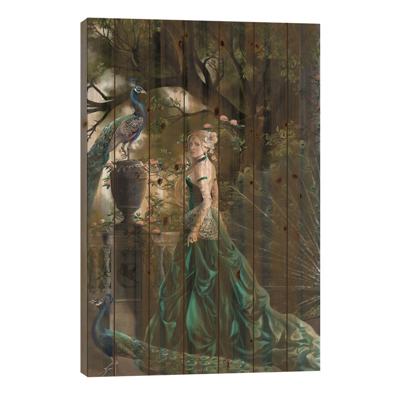 " Emerald Hawthorne " by Nene Thomas, 26" H x 18" W x 1.5" D