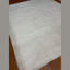Tapis blanc uni en laine tissé à plat à la main 8 pi x 10 pi