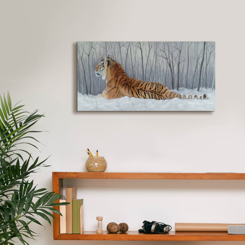 «Siberian Solitude» par nom d'artiste, H 12 po x l 24 po x P 0,75 po