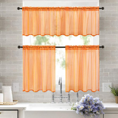 Markisha Solid Colour Tailored Window Valance