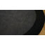 Tapis écologiques en laine touffetée à la main Kaylie - Rectangle, noir anthracite, design moderne contemporain, tapis antidérapants faits à la main épais pour salon, chambre à coucher-21966015