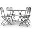 Analuisa 4 - Person Patio Dining Set with Square Table-855548313
