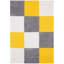 Myshaggy Collection Rugs Geometric Design in Yellow-1816090195