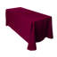 Polyester Tablecloth Rectangular 1PC - Wrinkle & Stain Resistant, Heavy Duty Banquet Cloth - Wedding, Party & Restaurant Use-98765789-98631649