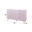 Commode rose à finition ultrabrillante