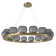 Vessel 16 - Light Dimmable LED Wagon Wheel Chandelier