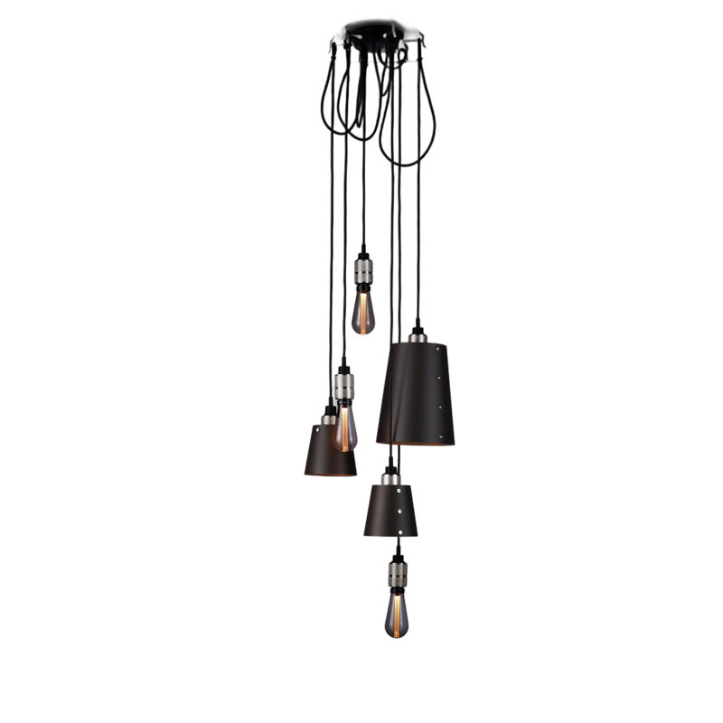 6 - Light Pendant, Stainless Steel, Graphite