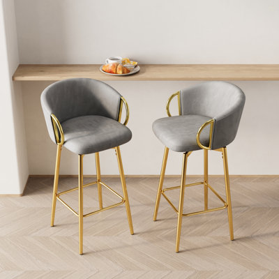 Dining Chairs Modern Style 360°Swivel Bar Chairs With Simple Design, Comfortable High Stools, And Flexible Dining Chairs Suitable For Bars, Restauran by Corrigan Studio