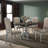 Iris Round Pedestal Wood Dining Table
