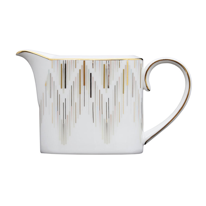 Luminous Hand Painted Creamer Bowl