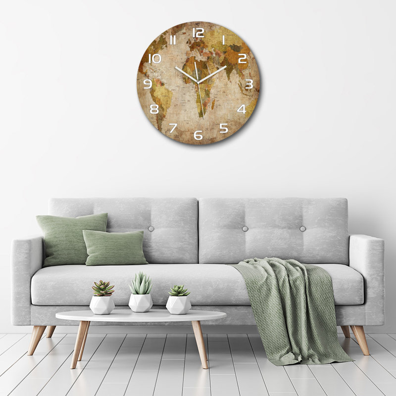 Jolleen Glass Wall Clock