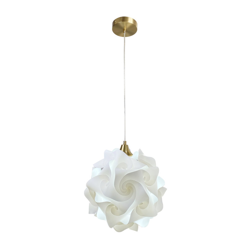 Beri 1 - Light Single Pendant, 13" H x 13" W x 13" D, E26 - Default, Gold