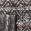 Tapis en laine / coton tissé à la main Natura en ivoire / rouge / noir-1637518009