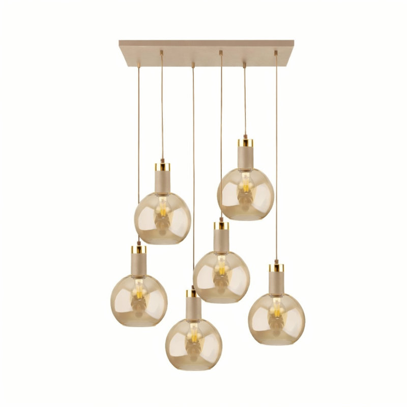 6 - Light Beige Pendant