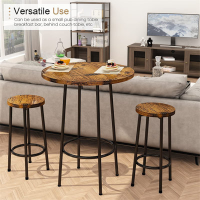 Dorcin 2 - Person Four Leg Dining Set