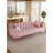 71 Inch Convertible Bed, Pink Velvet Upholstery, 2, For Small Spaces Inches, Ideal Spaces, Adjustable Back, Quality Materials, Effortless Assembly-2076324373