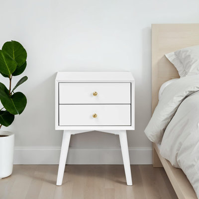 Dorsey Nightstand with Solid Wood Base