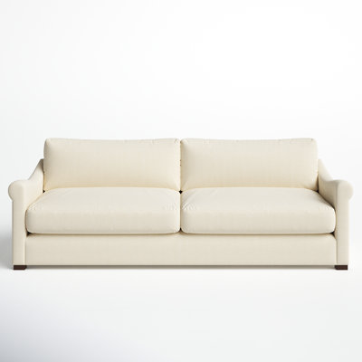 Toulouse 93"" 100% Linen Rolled Arm Sofa -  Birch Lane™, CD16A2123E844E8081547F53E3088183