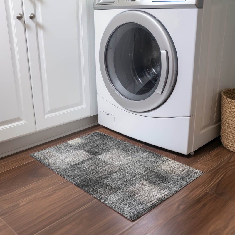 Tapis d'intérieur / extérieur antidérapant Neysa, Rectangle 1'8" x 2'6"