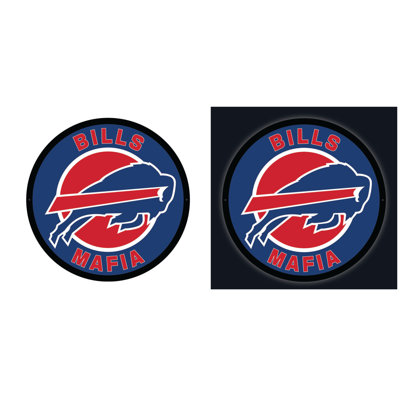 LED Wall Decor, Large Round, Buffalo Bills, Bills Mafia