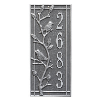Woodridge Personalized Standard 1-Line Wall Address Plaque