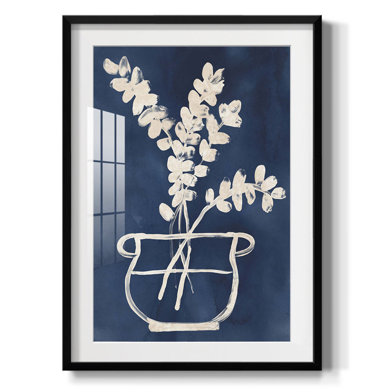 Marbrage - toile tendue, H 28,5 po x l 20,5 po, Noir