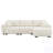110" Modular Sectional Sofa, L Shape With Extra-Large Seat, Pull-Line Design, Movable Ottoman, High Density Foam, Free Combination-1067438239