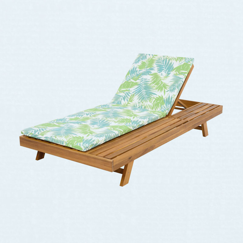 Ensemble de méridienne de salon en bois d'acacia avec coussins de salon résistants à l'eau et à la noix de coco de 2 po d'épaisseur de conception de côté assorti gris foncé disponible