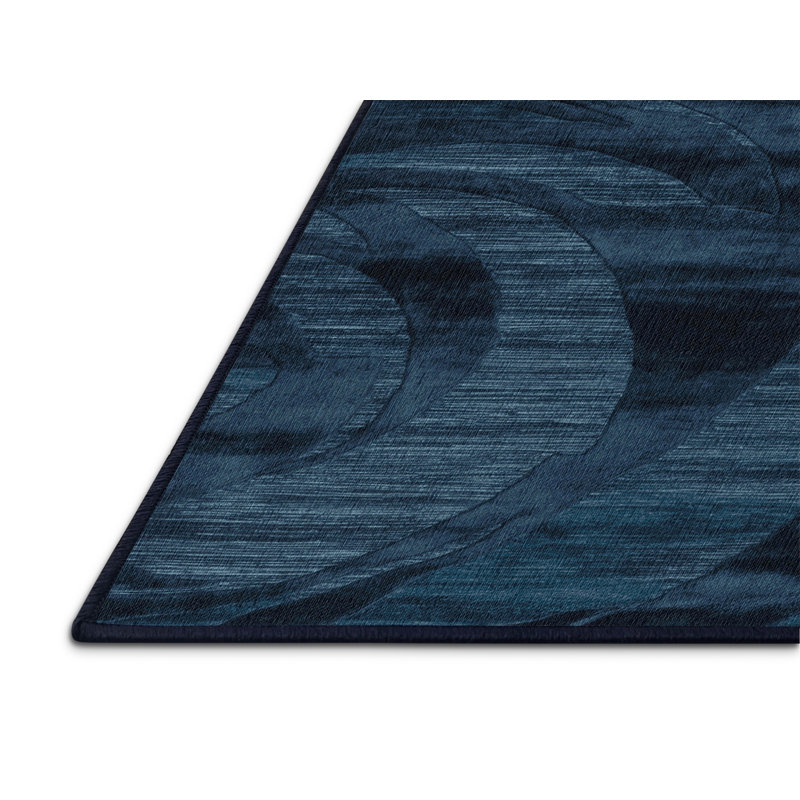 Machine Washable Abstract Grey Area Rug, Square 8'