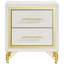 Table de chevet 2 tiroirs Chesney