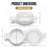 Microwave Egg Maker, a Healthy Breakfast Cooking Utensil - Kitchen Essentials, Easy to Make- Holds Up to Two Eggs and Cooks in 45 Seconds