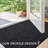 Large Floral Indoor Outdoor Doormat,Machine Washable Low Profile Non-Slip Rug for Front Back Door,Entry-890695066-890695064