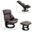 Fauteuil inclinable de massage avec repose-pieds HOMcom
