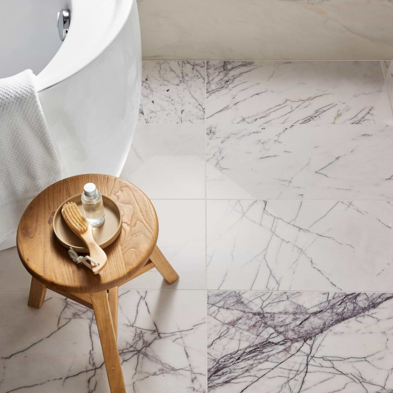 Lilac Premium 12x24 Marble Tile, Polished