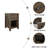 Nightstand, Rustic
