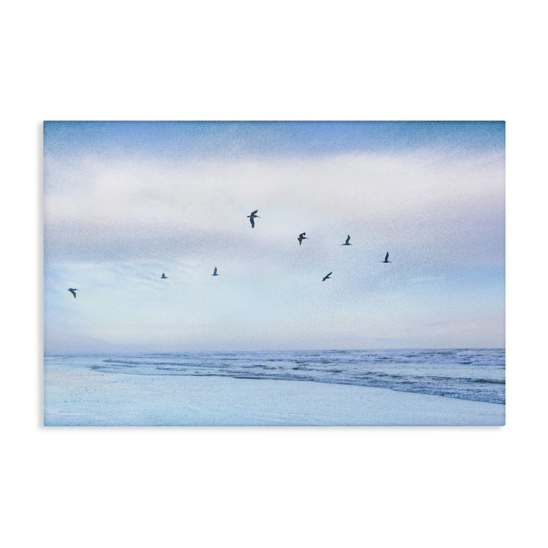 Toile Echoes Of The Shore, design par Karin Connolly, H 16 po x l 24 po
