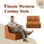 Faux Leather Refillable Bean Bag Lounger
