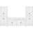 Modern Farmhouse Sideboard Buffet Cabinet And Kitchen Storage Pantry – Distressed White