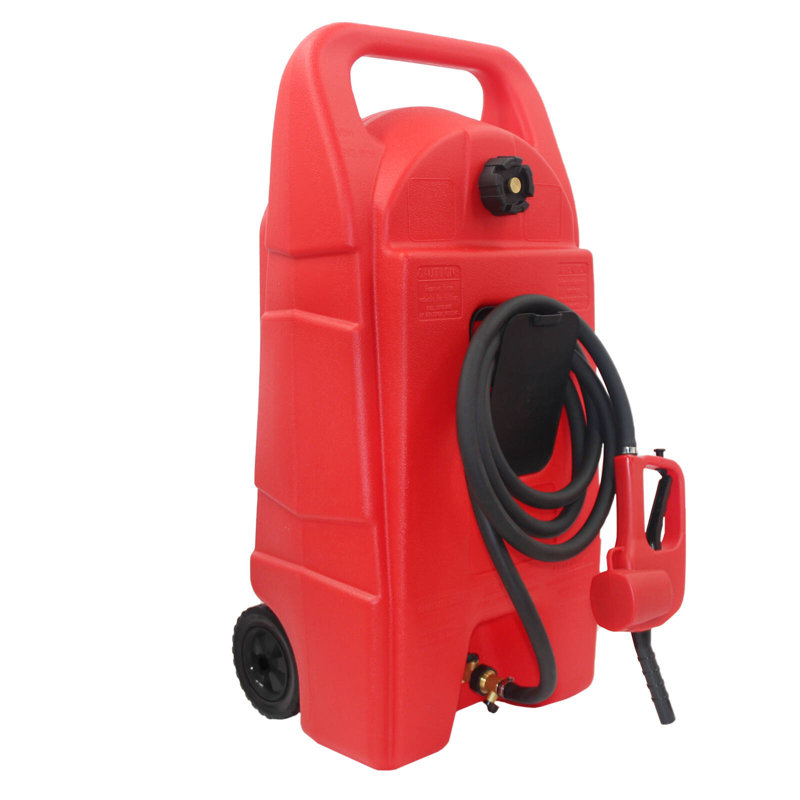 Réservoir de carburant portatif de 25 gallons avec roues