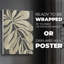 Bold Leaf Fossil I -Canvas Print Only - NOT FRAMED