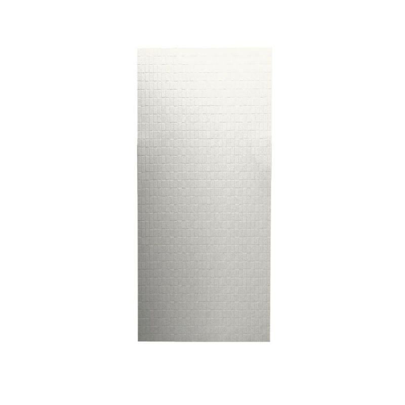 Paroi de douche à panneau unique 96 "x 36" x 0,25 "Solid Surface, Bisque
