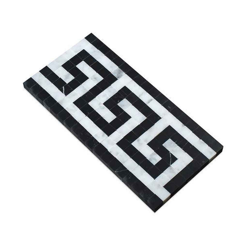 Blanc Carrara, Noir poli