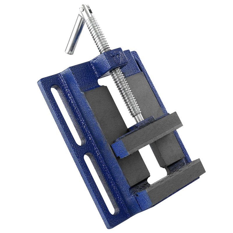 Drill Press Vise, 4 inch Heavy-duty Bench Vise, Low-profile Drill Press Vice