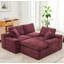Canapé modulaire à compression double Bonyst 107,9 "avec coussin double couche et poches latérales-1944572097