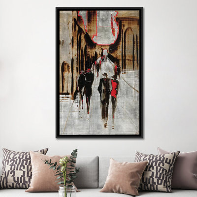 «City Scene IV», reproduction d'impression sur toile tendue