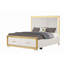 Tufted Bed Made With Wood-1316770869