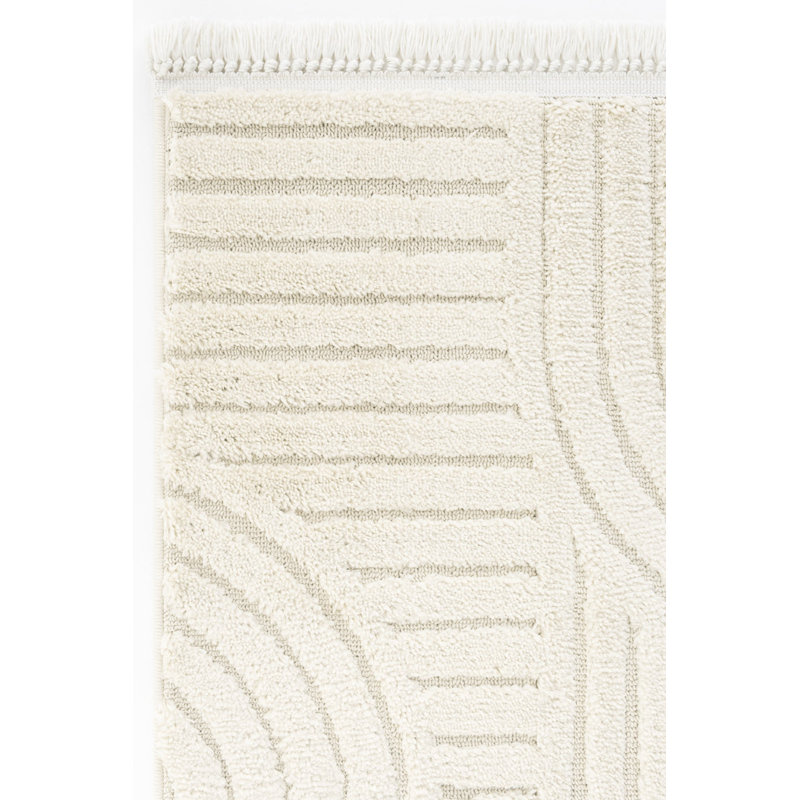 Williamsen Geometric Machine Made Indoor / Outdoor Area Rug, Runner 2'7" x 6'6"