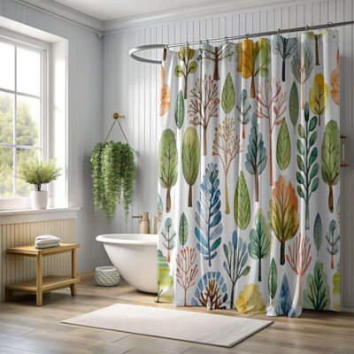 Rideau de douche Spring Merge - Premium