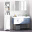 Grand rangement pour salle de bain - 3 tablettes pour garder les articles organisés