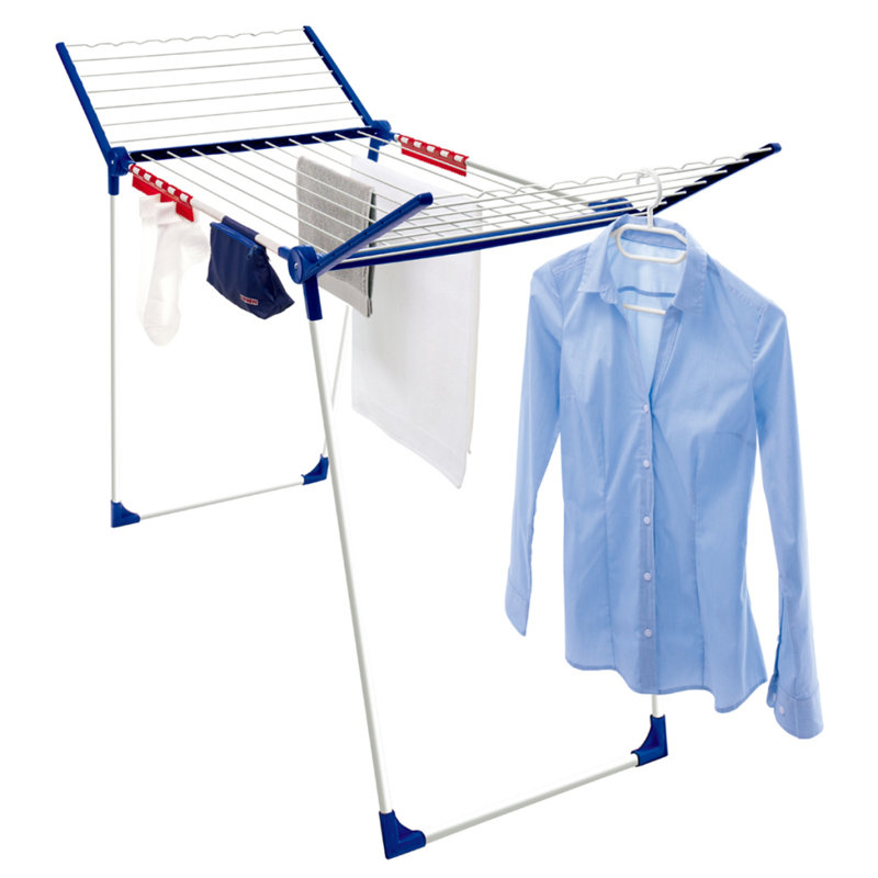 Leifheit Standing Airer Pegasus Solid Comfort, 87cm H x 94.5cm W x 66cm D